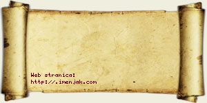 Angelina Trnjaković vizit kartica